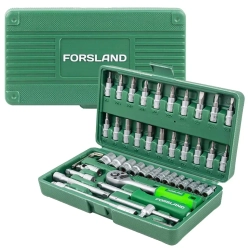 Набор инструментов 46пр.1/4''(6гр.)(4-14мм) Forsland Forsland-2462-5