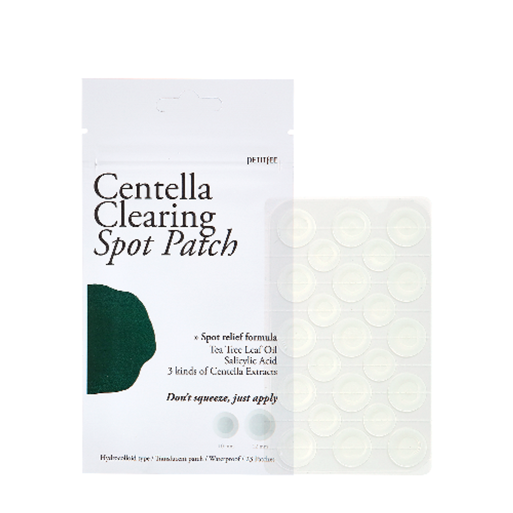 PETITFEE Патчи для проблемной кожи Centella  23 шт (12 мм*15 шт, 10 мм*8 шт)