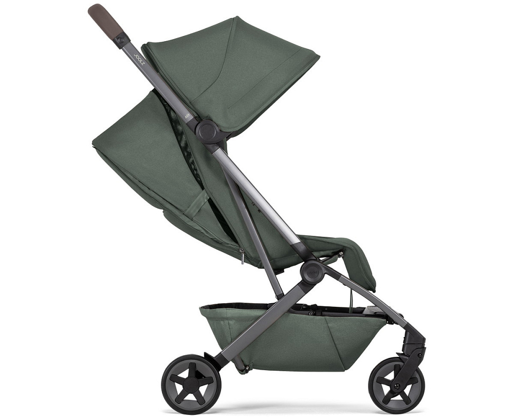 Коляска 2 в 1 Joolz Aer 2 с бампером Forest green/Mid Brown Carbon