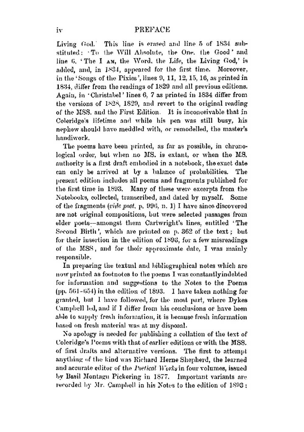Complete poetical works. Including poems and versions of poems now published for the first time. Edited with textual and bibliographical notes by Ernest Hartley Coleridge. Vol. 1 | Samuel Taylor Coleridge