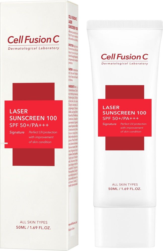 Cell Fusion C Солнцезащитный крем для лица Laser Sunscreen 100 SPF 50+/PA+++ 50 мл