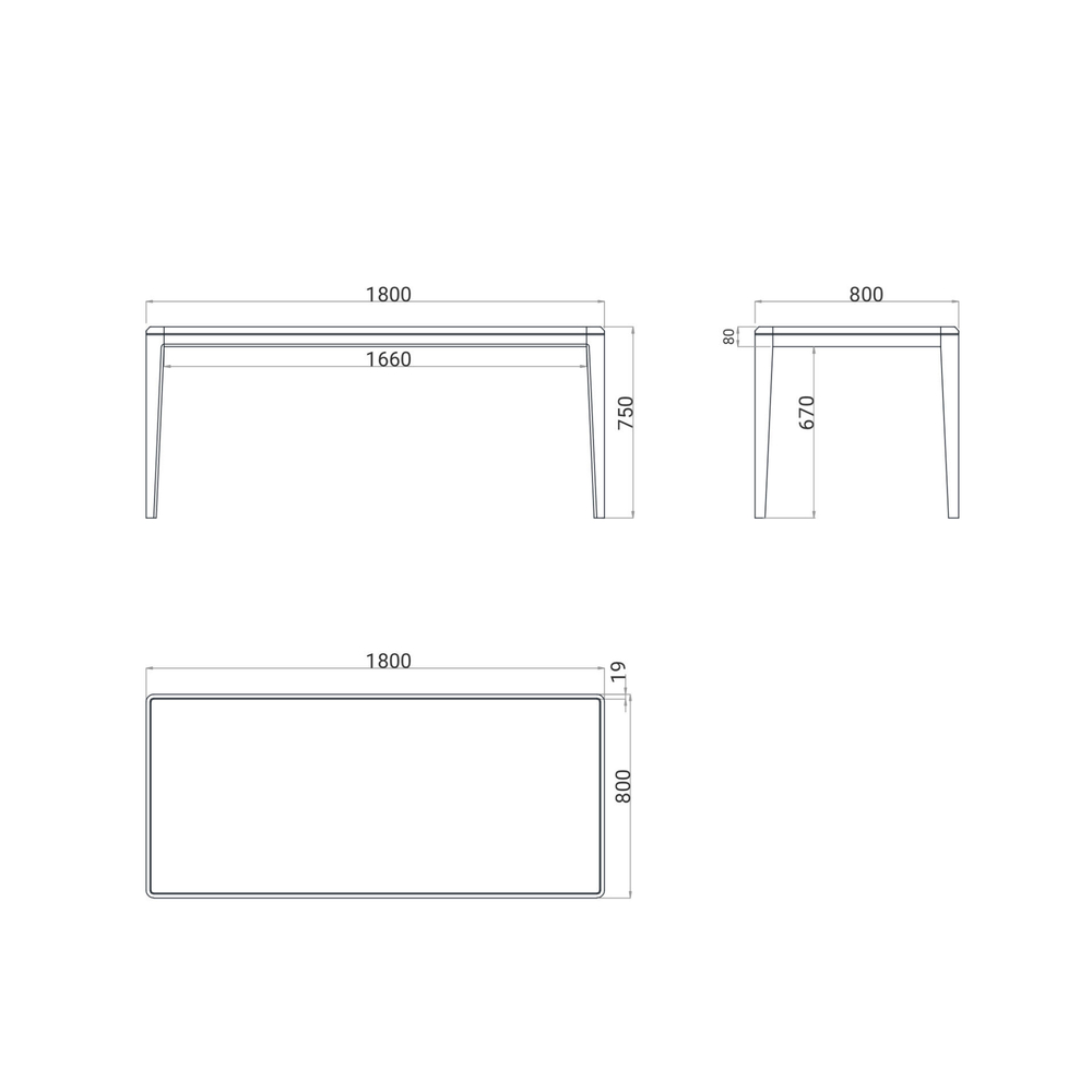 Обеденный стол CRYSTAL CRT029
