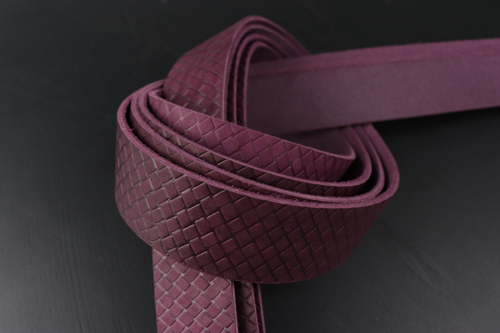 Ременная заготовка Винная + Симметрия