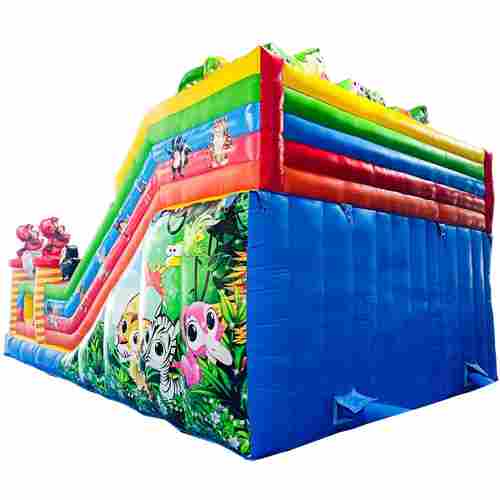 Коммерческий надувной батут «Дружная компания»,  8*6*5 м.