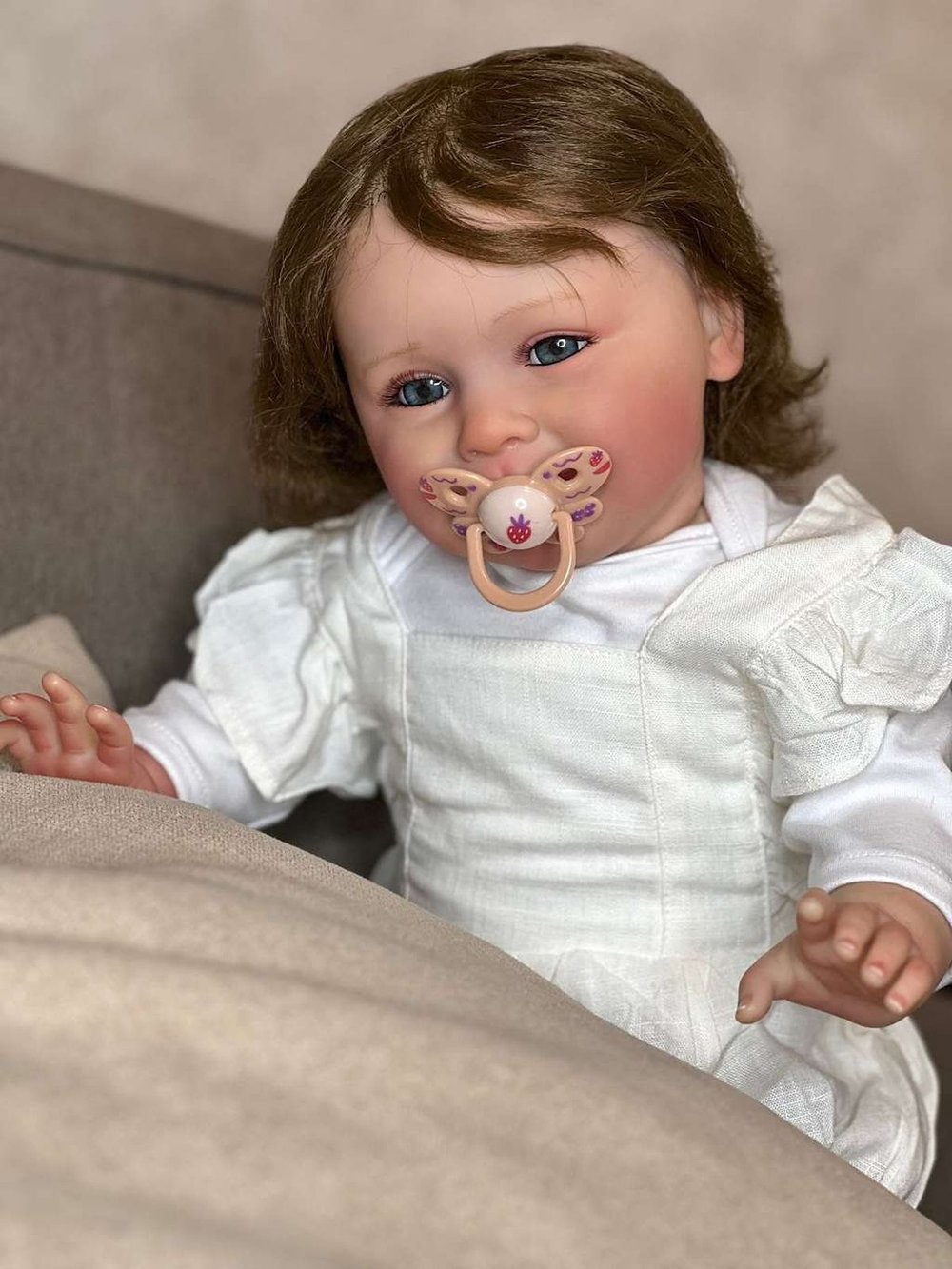 Кукла Реборн мягконабивная 52см в пакете (FA-616A)