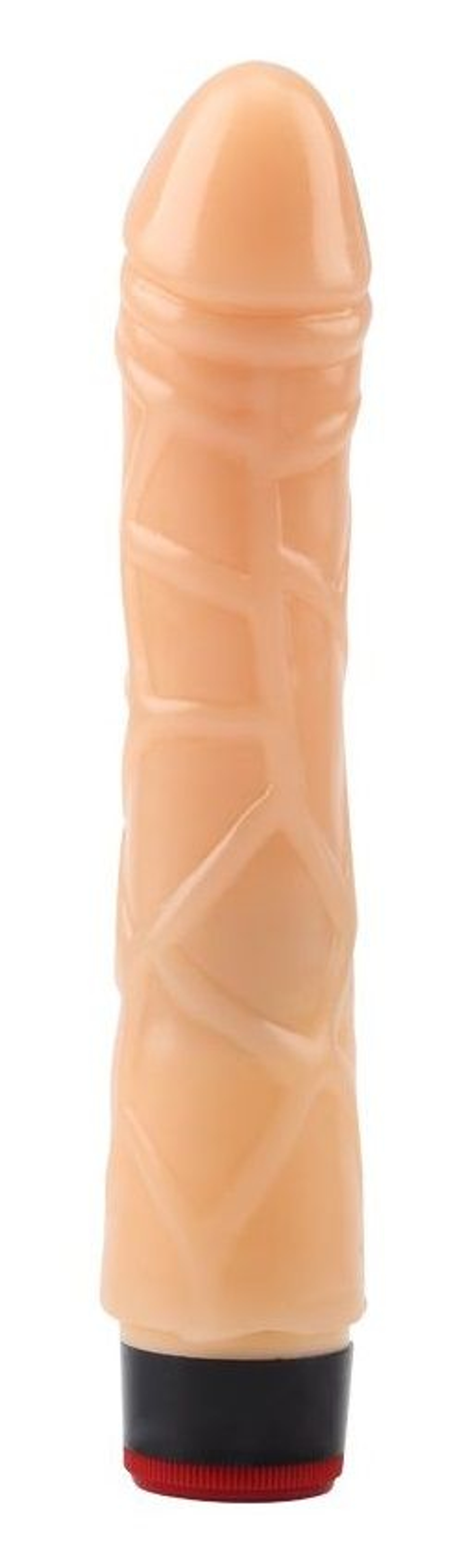 Телесный вибратор-реалистик 9” Vibe Cock - 21,5 см. (Цвет: телесный)