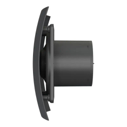 Вентилятор накладной BREEZE D100 обратный клапан Matt black DICITI