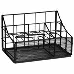 Органайзер для косметики и мелочей металлический 4 секции, MONTE VITA, 160х240х150 мм, черный, 272480