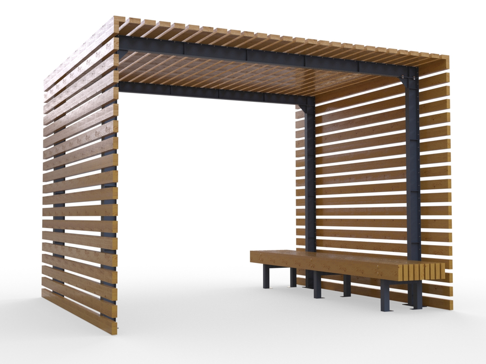 Пергола Мечта со скамейкой