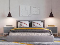 Панно декоративное с эффектом 3D Minimalism, с белой рамой, 60х60 см