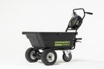 Аккумуляторная самоходная садовая тележка Greenwork 82GCK5, 7400607UB,82v, 106 л, АКБ 5 А·ч и ЗУ