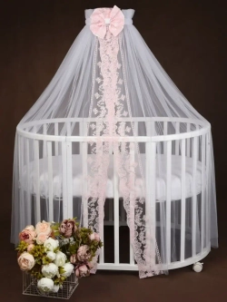 Балдахин с кружевом "Версаль"