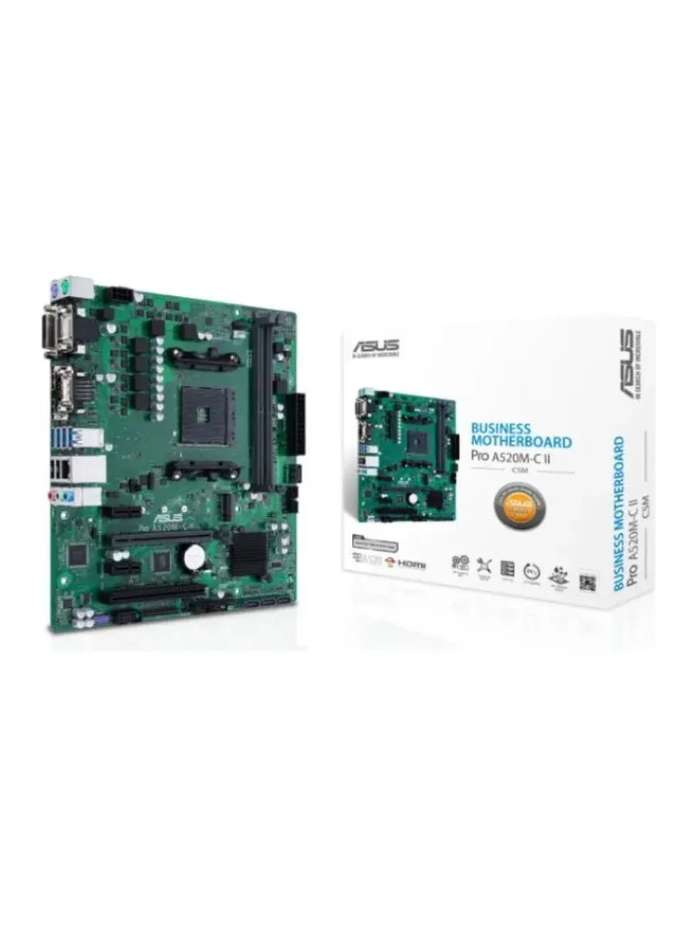 Материнская плата PRO A520M-C II/CSM AM4 Micro-ATX DDR4