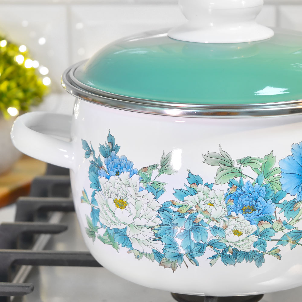 Кастрюля 2л "Голубой лотос"