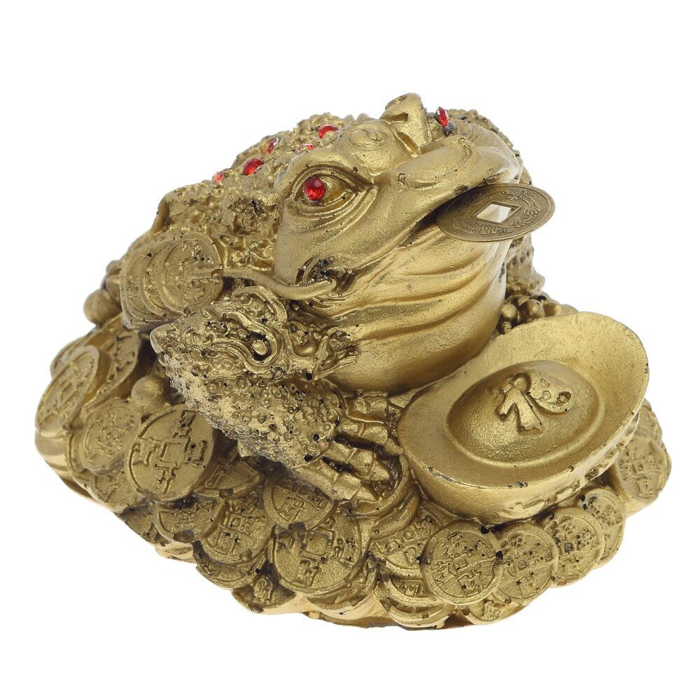 GAEM Фигурка декоративная "Лягушка денежная", L10,5 W9 H7,5 см