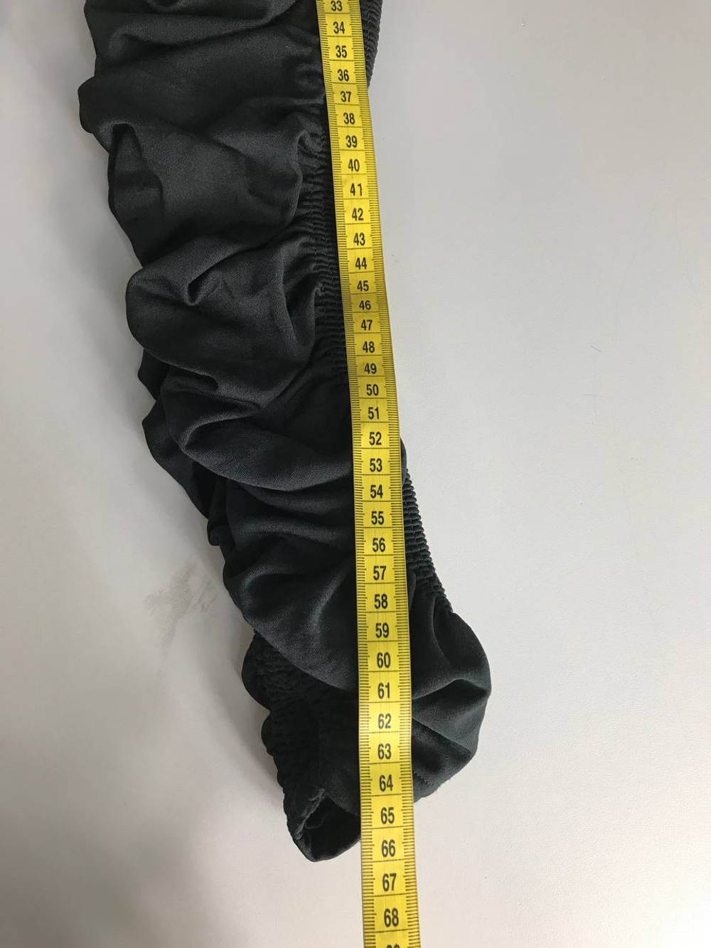 Брюки оригинального кроя, маркировка 6, визуально на 42 размер