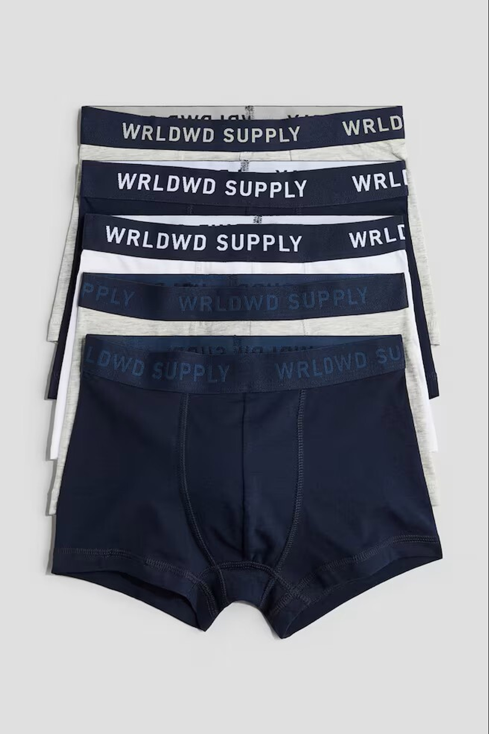 H&M Набор из пяти трусов-боксеров, синий