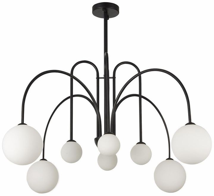 Люстра на штанге LSN 5098/4+4 черный