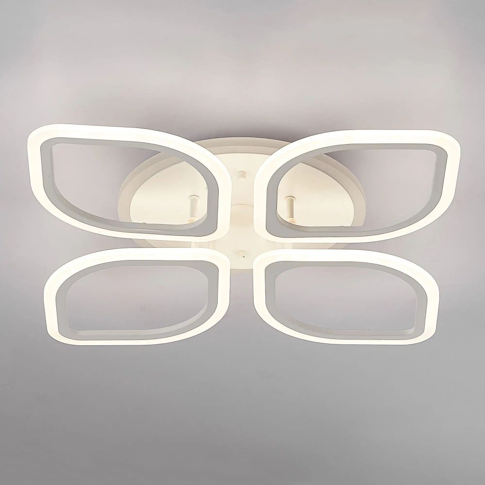 Citilux Ромби Смарт CL236A140E RGB Умная люстра Белая