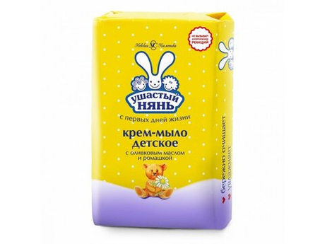 Ушастый нянь 90 гр. Крем-мыло дет. с экс. ромашки