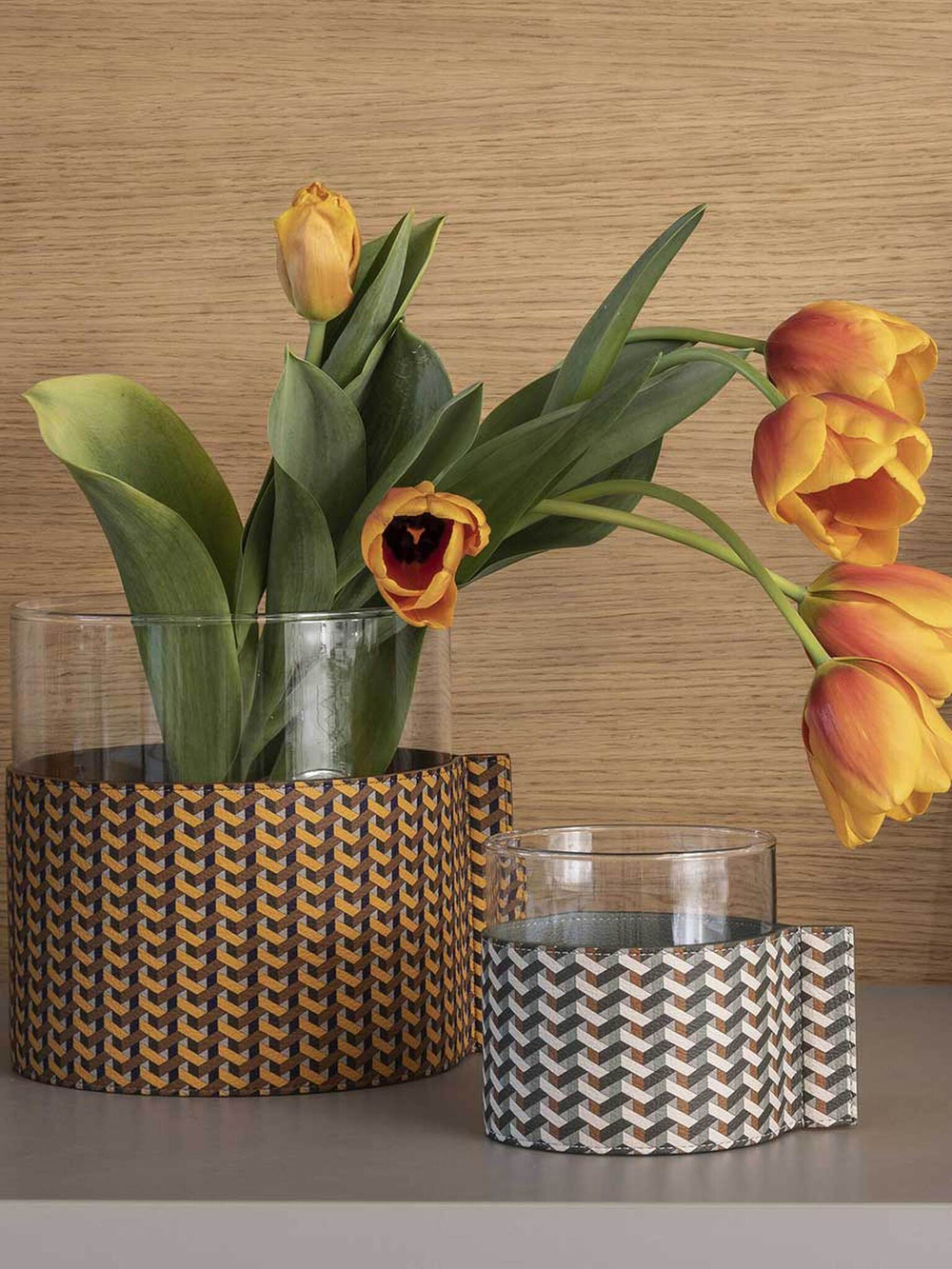 Ваза Poltrona Frau Leather Pot