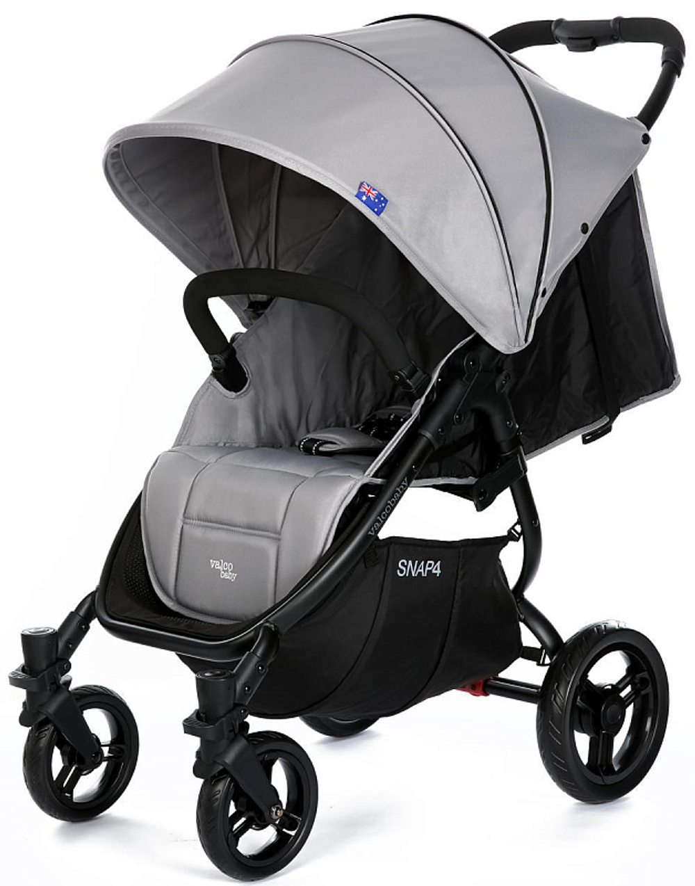 Прогулочная коляска Valco baby Snap 4 с накидкой на ножки Flatt Matt / Cool Grey