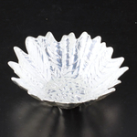 Блюдо 16см «Ледяной цветок» серебро