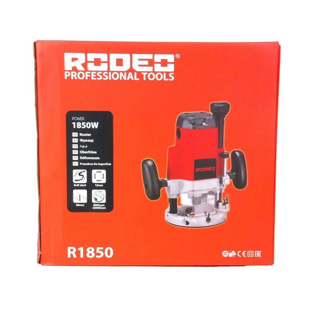 Фрезер R1850 RODEO, 1850 Вт, 5000-22000 об/мин.