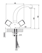 LEMARK Серия MERKADO. Смеситель для умывальника – LM2307C
