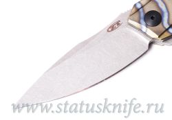 Нож Zero Tolerance 0357 Custom Anodized Tiger Stripe Titaniumфотография - 2