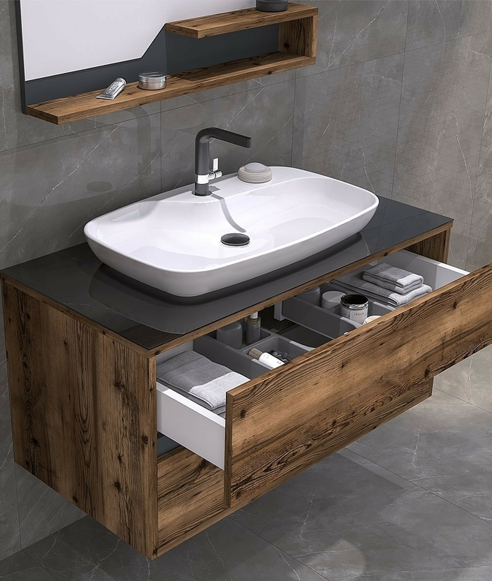 Тумба под раковину Orka Galia 100 3004162 подвесная Lidya