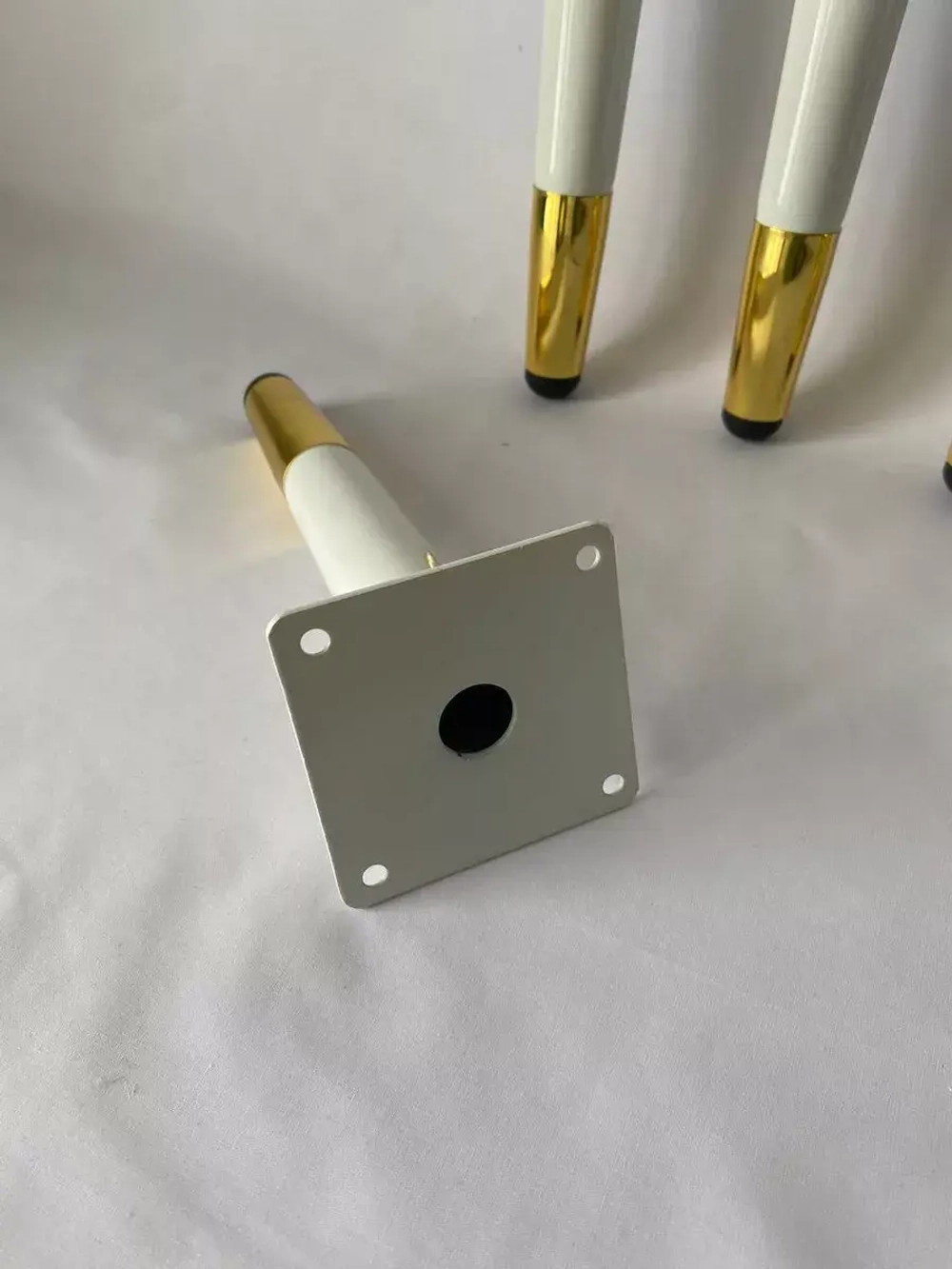 Ножки Белые Шпага с золотым браслетом 200 мм/4 штуки