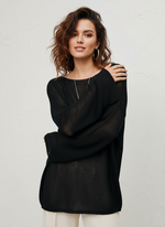 Свитер длинный паутинка тонкий Oversize