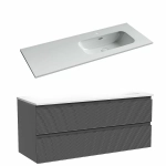 Тумба с раковиной Sancos Folk FL120GS/CN7006 120 Grey soft