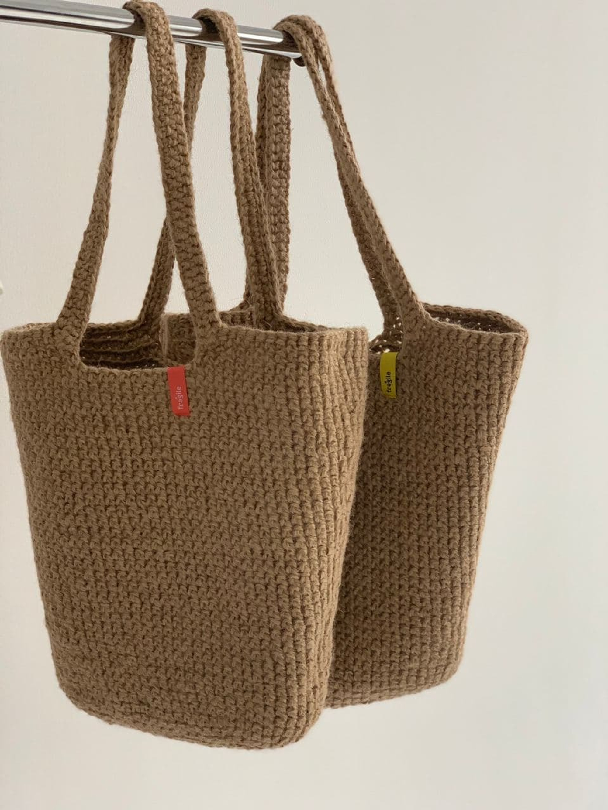 Сумка-шоппер из джута