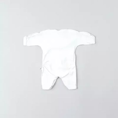 Wrap sleepsuit with snap buttons for premature babies 0+, Tofu