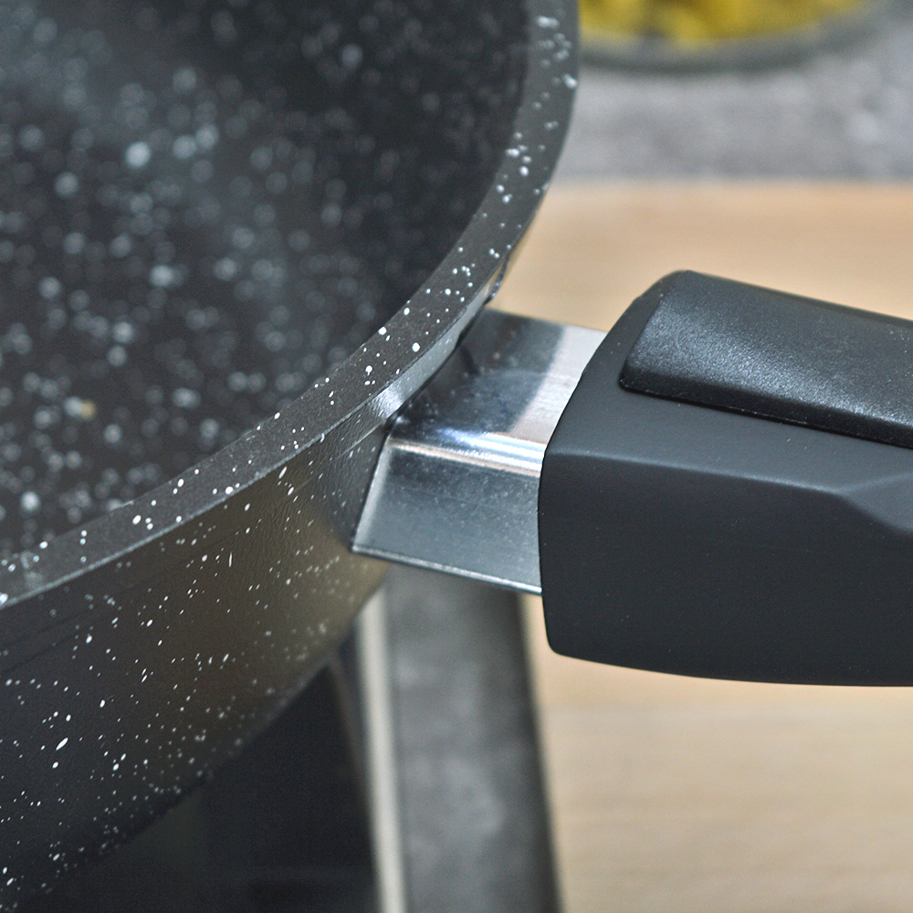 Сковорода 28см Гранит black Induction Pro со съемной ручкой