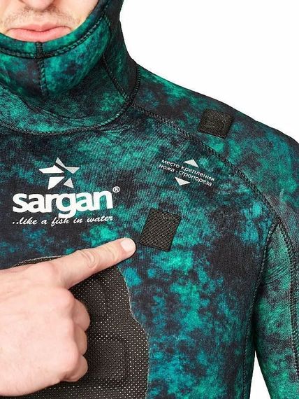 Гидрокостюм Sargan Миметик Сивуч Про камуфляж GalaxyAPE/08 9 мм