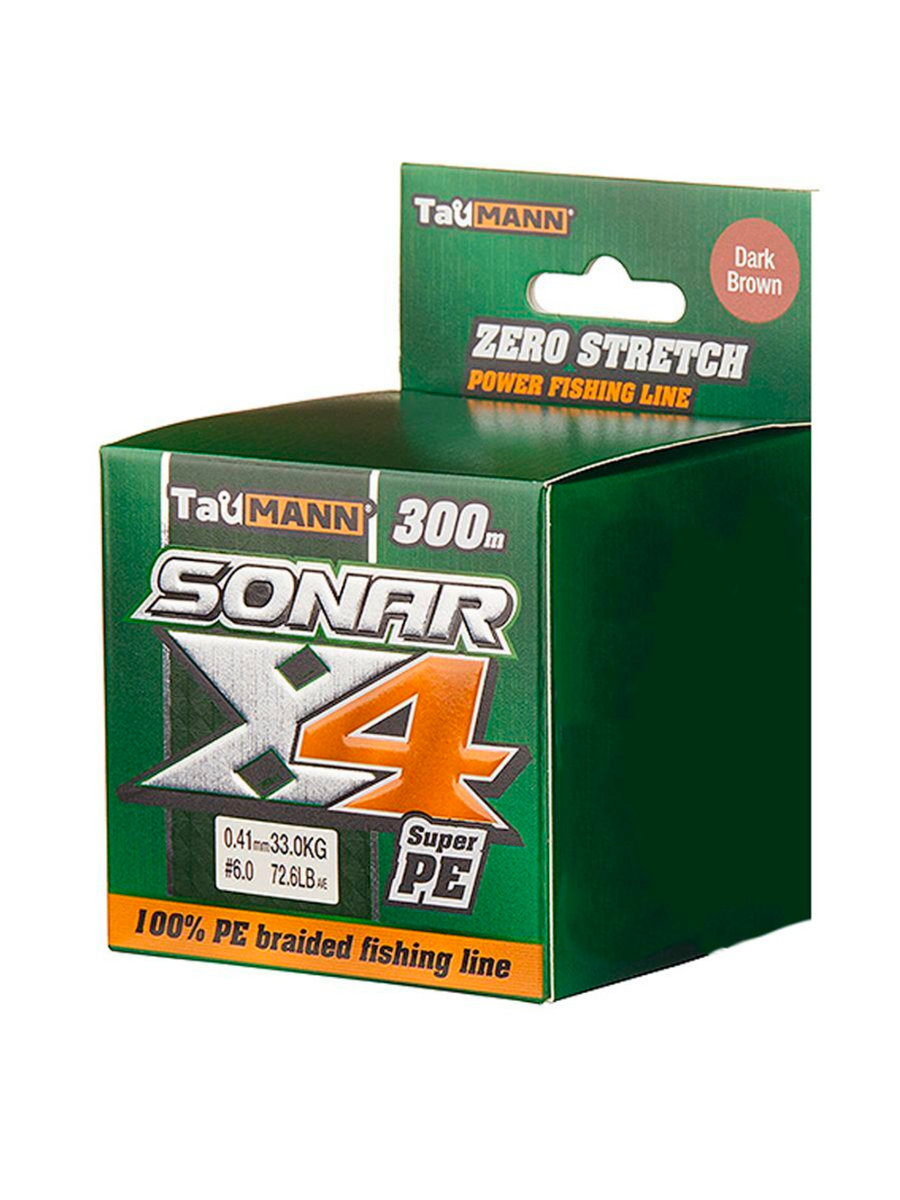 Плетеный шнур для рыбалки TauMANN Sonar PE X4 150m #1.2 (0.18mm) Yellow