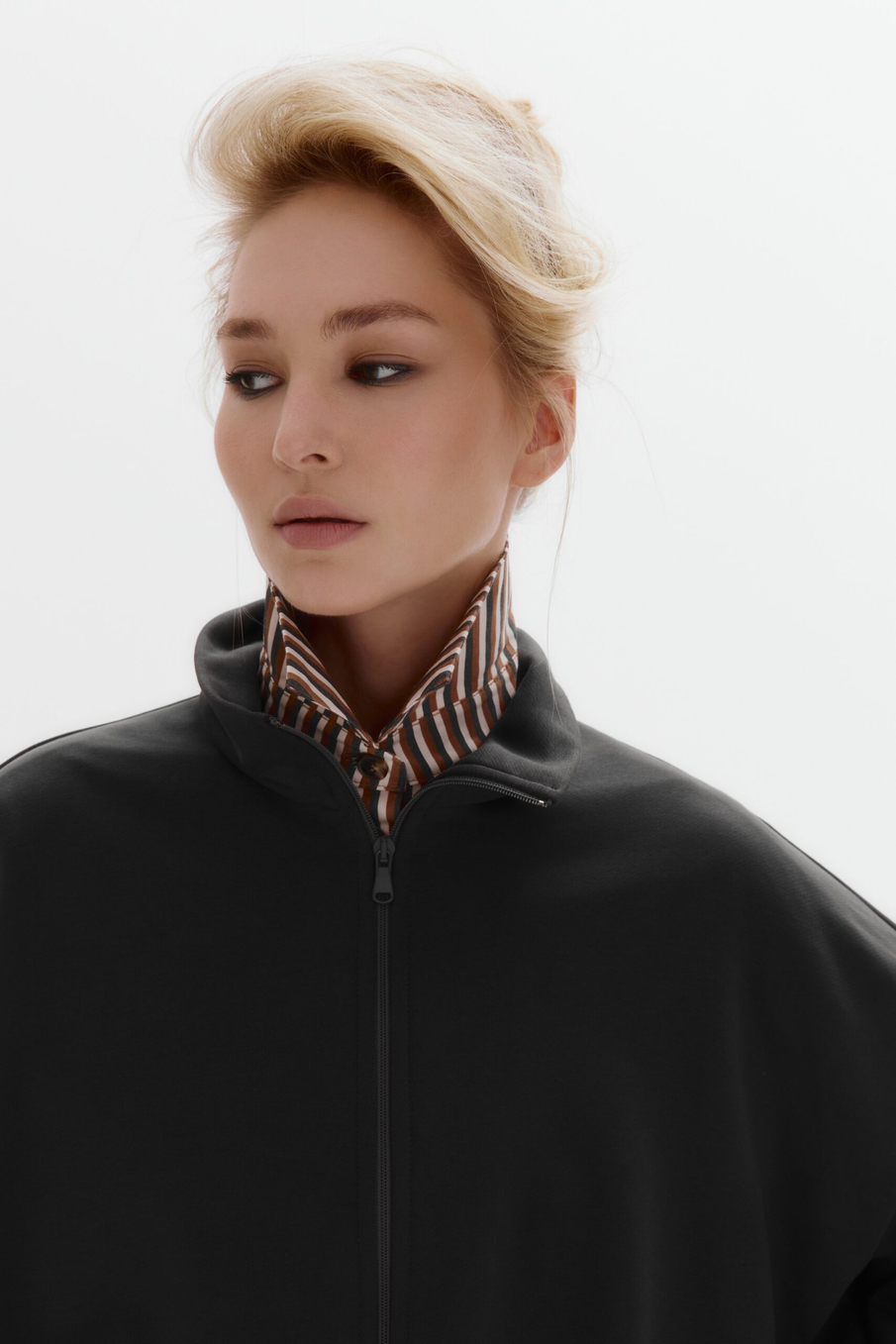 Свитшот укороченный full-zip