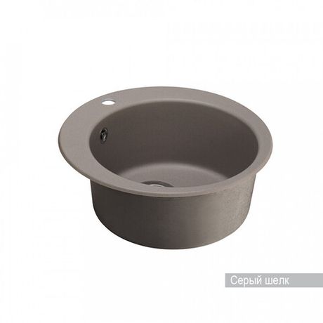 Кухонная мойка AQUATON Иверия 48 Серый Шелк