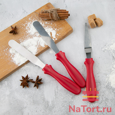 Набор кондитерских лопаток 3 шт