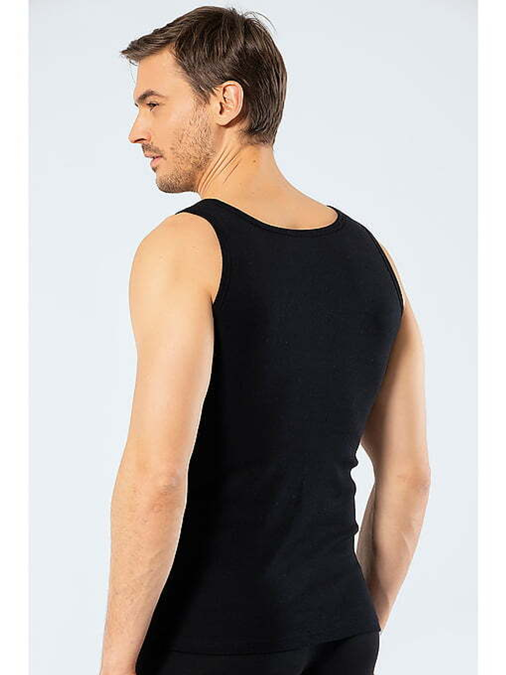 Майка мужская. Набор из 2-х штук черный