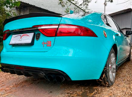 Карбоновый спойлер для Jaguar XF 2016-2020 Ягуар