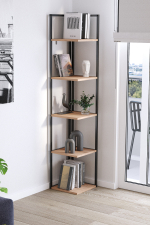 Угловой стеллаж SELANIK 180х35 - сосна