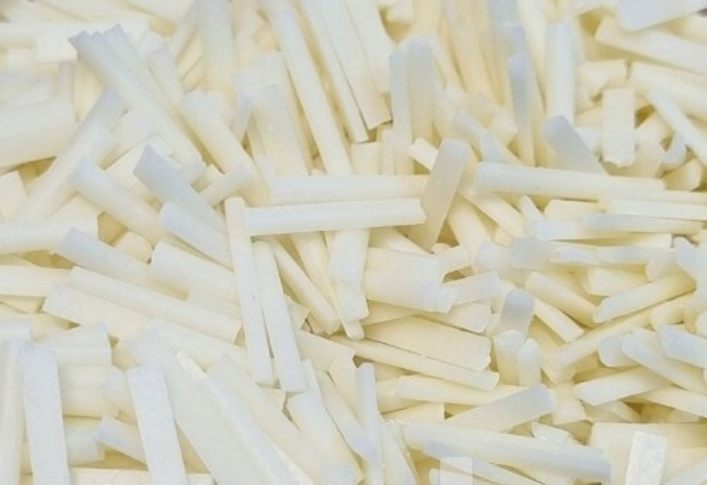 Посыпка кондитерская из шоколадной глазури "Соломка белая" 100г