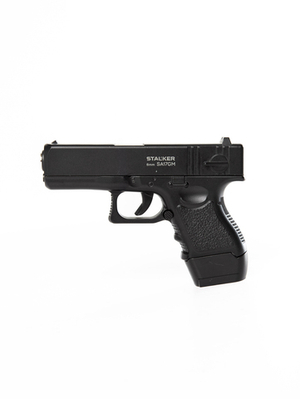 Пистолет пневм. Stalker SA17GM Spring (аналог Glock 17), к.6мм,мет.корпус, маг.6шар
