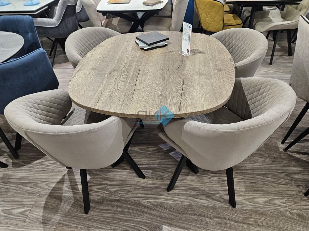 Стол DikLine В110 опоры чёрные