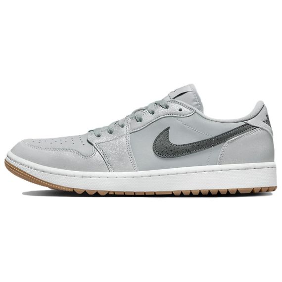 Jordan Air Jordan 1 Винтажные баскетбольные кроссовки Low Топ Серо-голубой Мужские