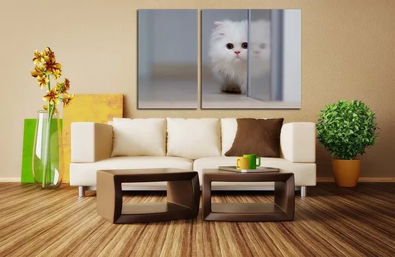 Модульная картина "Пушистый друг"